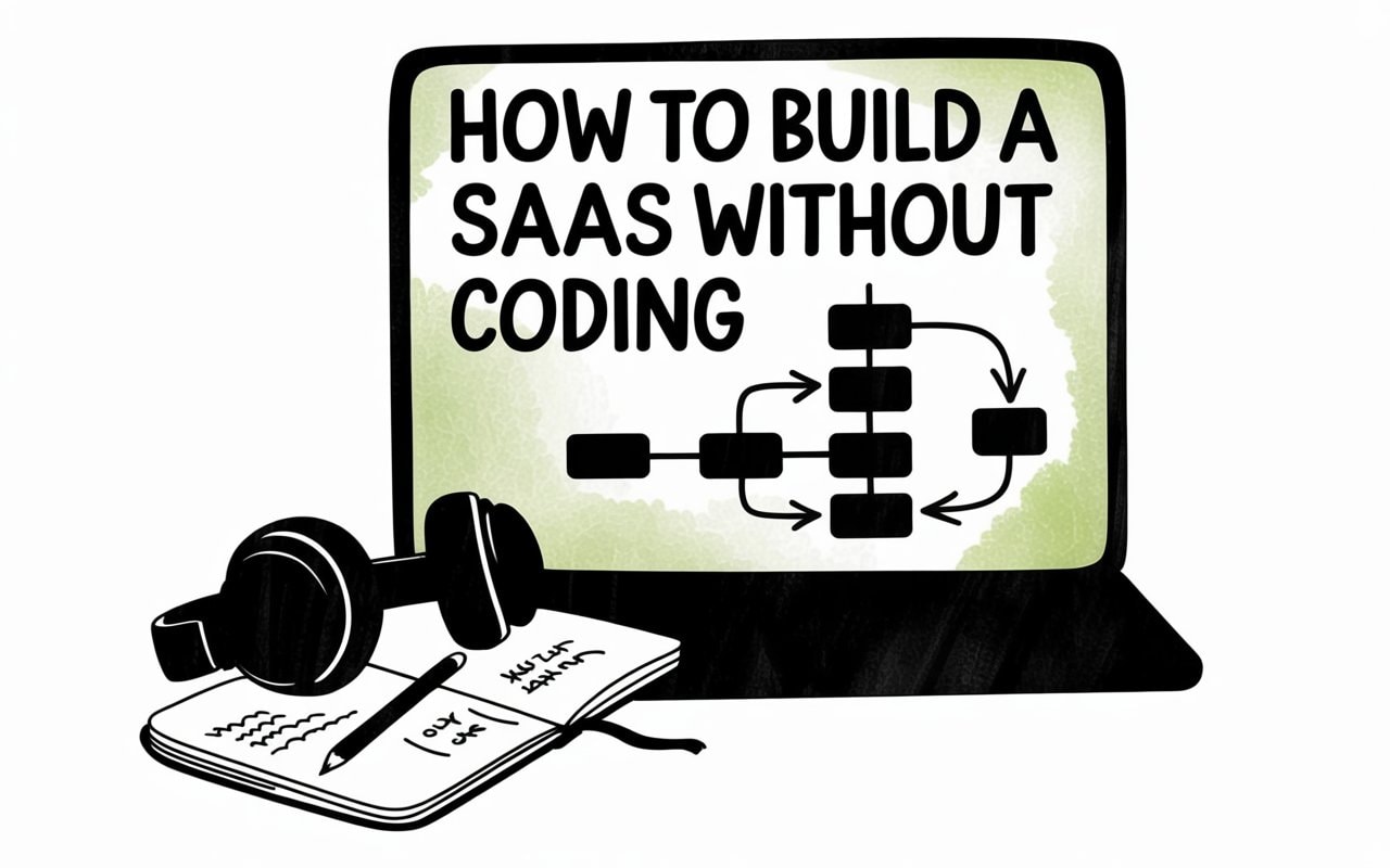 How to Build a SaaS Without Coding: 5 Steps for Founders (2026) – cover image comparing React animation libraries