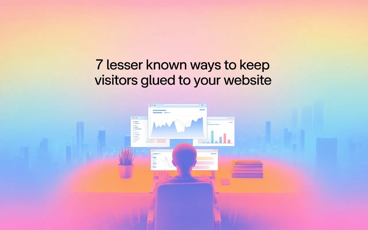7 Lesser Known Ways to keep visitors glued to your website  – ogBlocks Blog