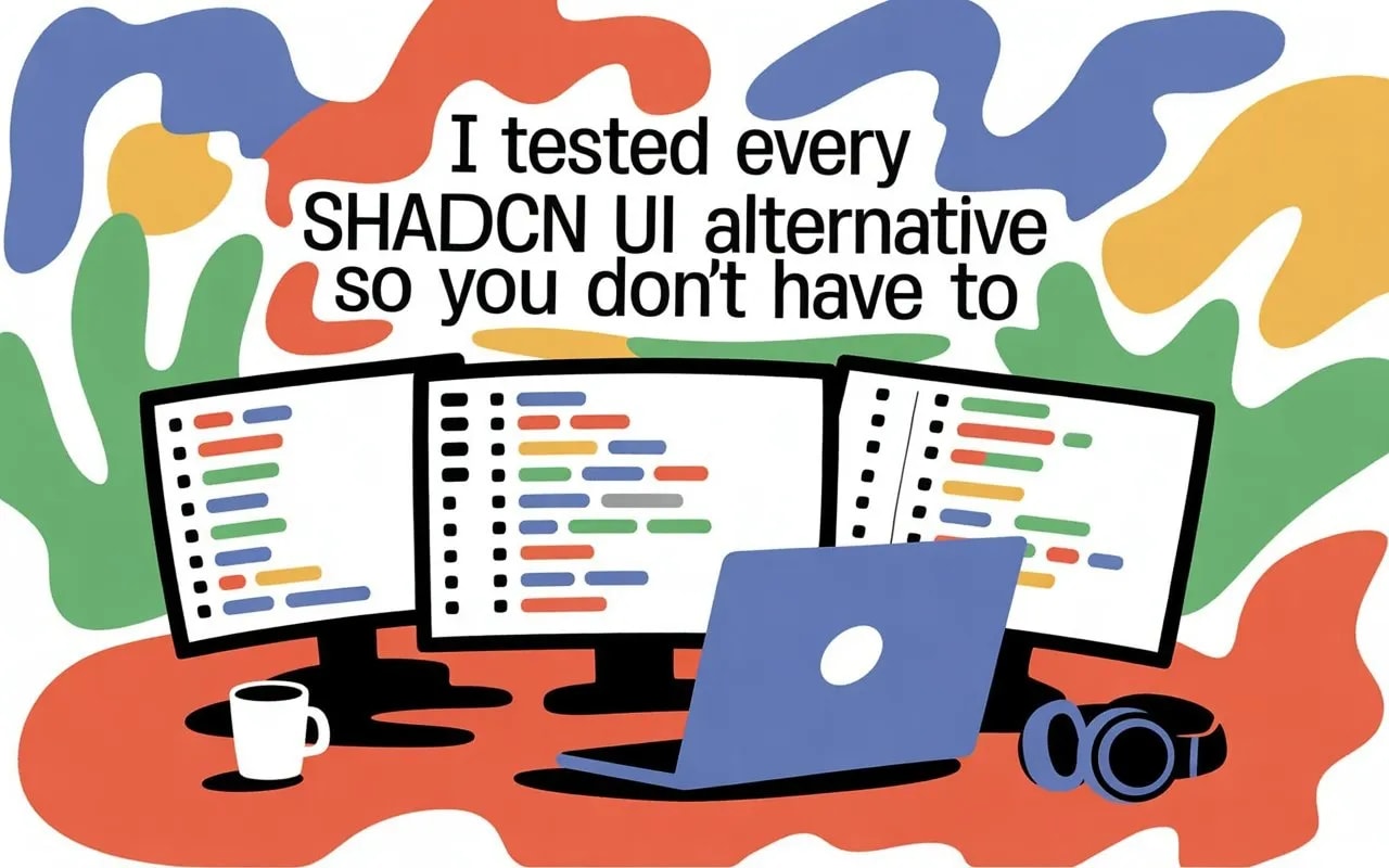 I Tested Every Shadcn UI alternative So You Don't Have To – cover image comparing React animation libraries