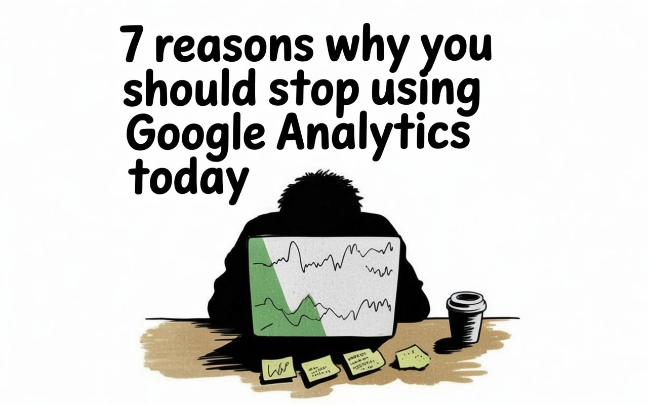 7 Reasons Why You Should Stop Using Google Analytics Today – cover image comparing React animation libraries
