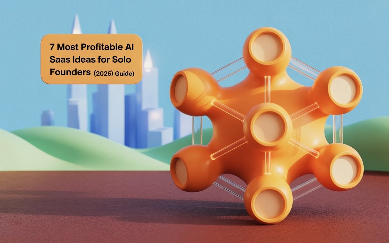 7 AI SaaS Ideas for Solo Founders You're Missing Out On – cover image comparing React animation libraries