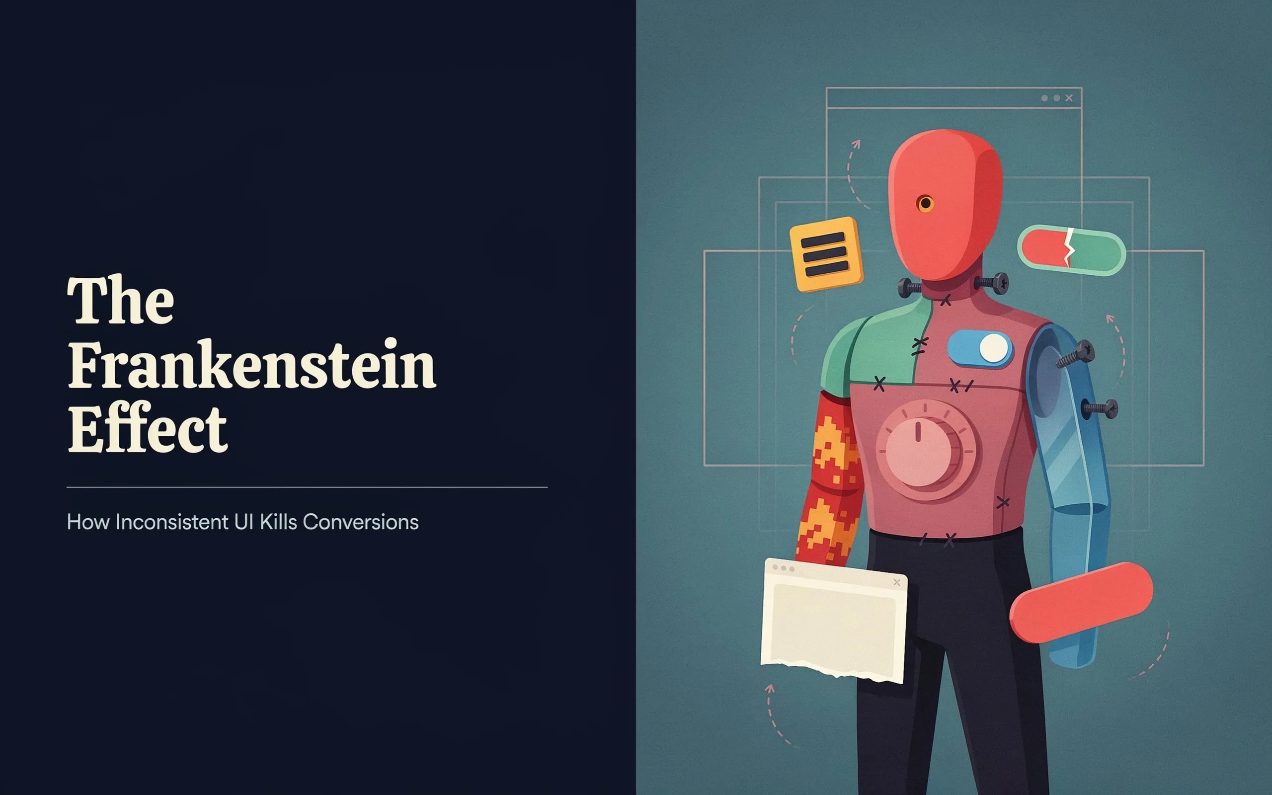 The Frankenstein Effect: How Inconsistent UI Kills Conversions – ogBlocks Blog