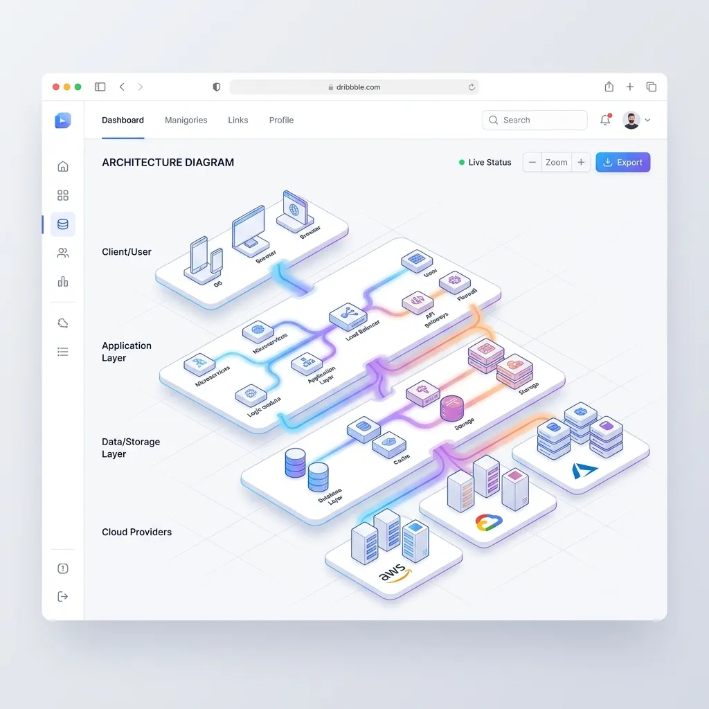 Interactive Architecture Diagram