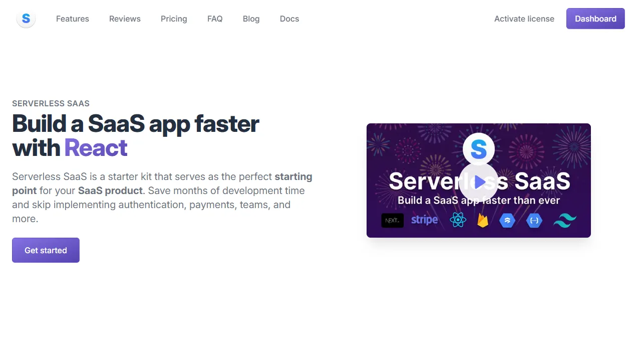 Serverless SaaS Boilerplate