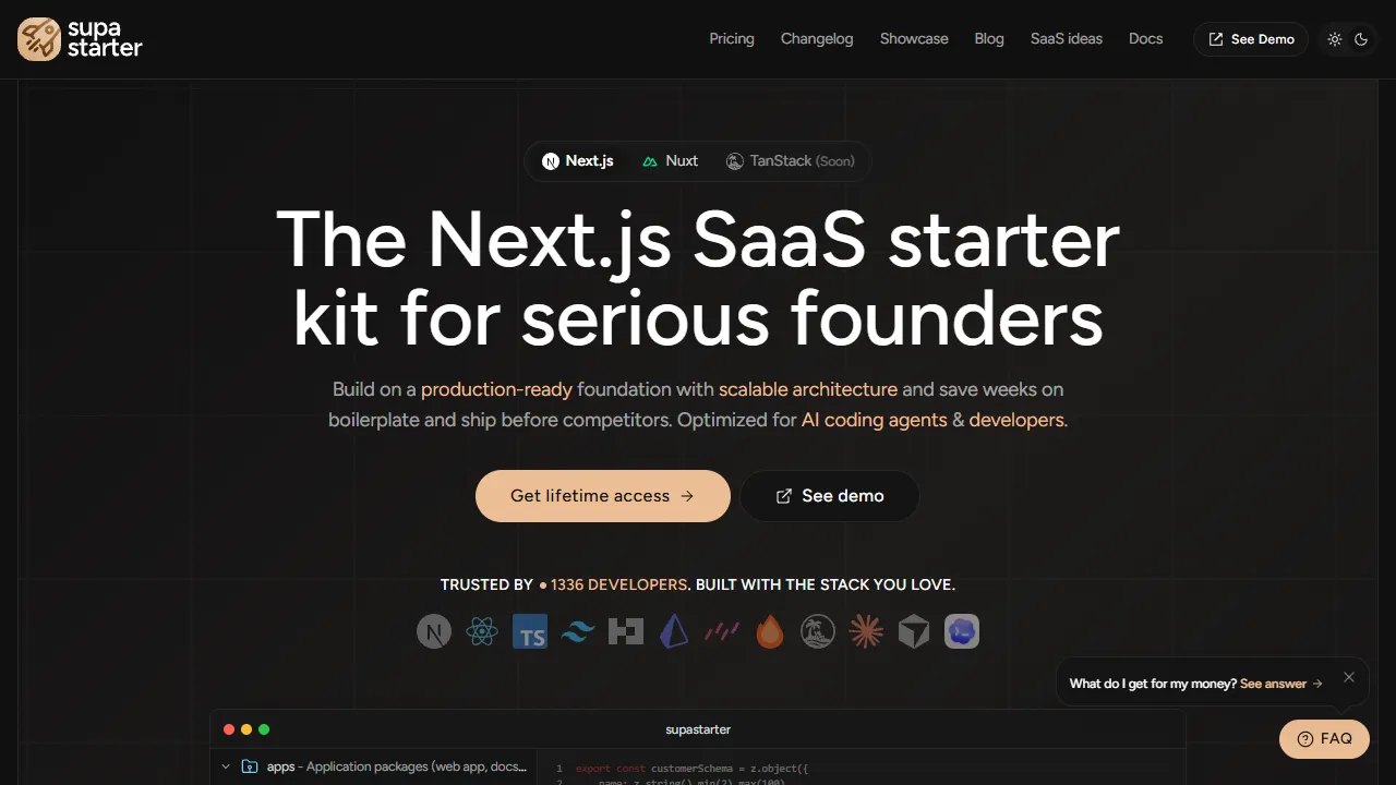 Supastarter NextJS and Supabase Kit
