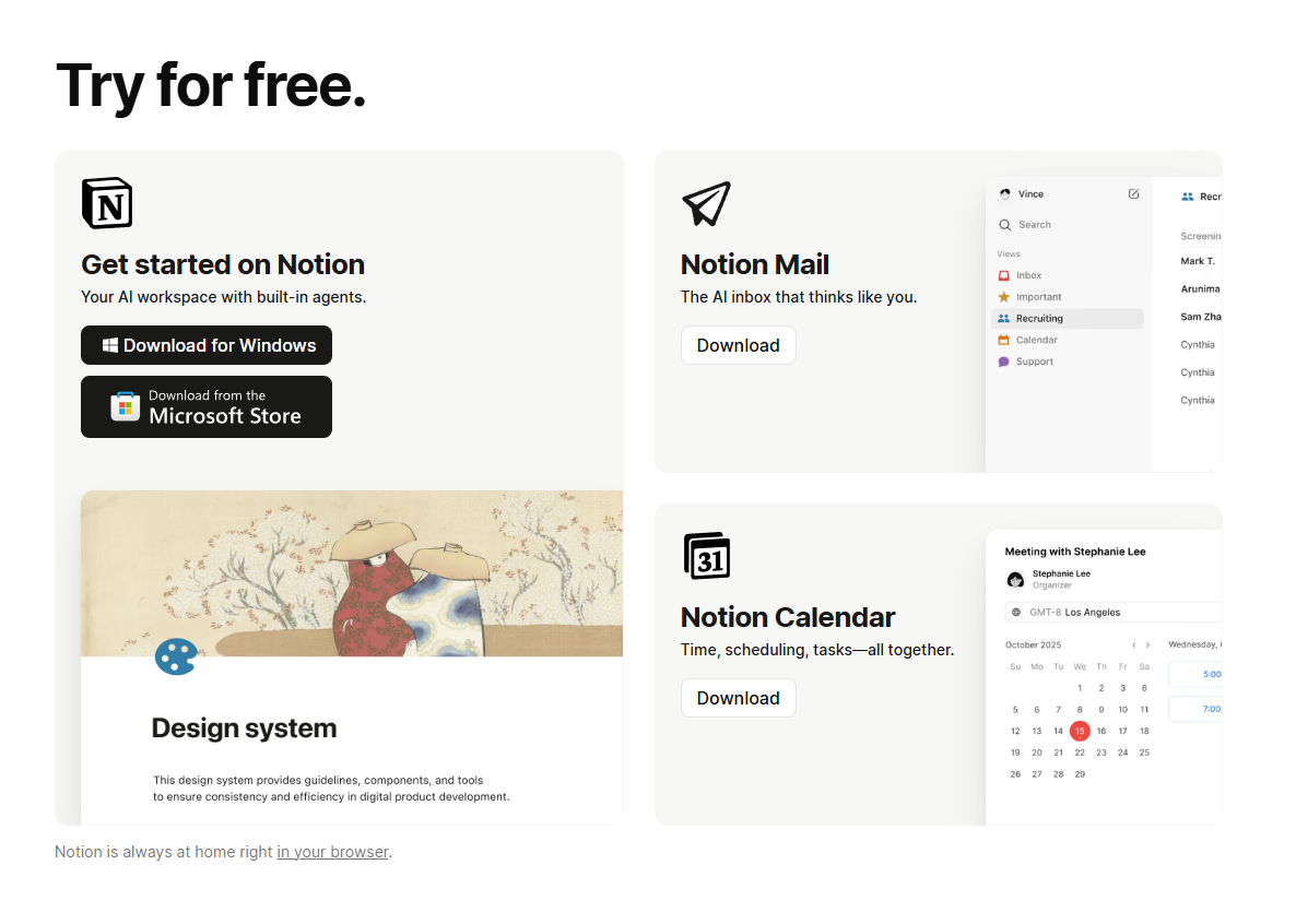 Minimalist SaaS CTA Section