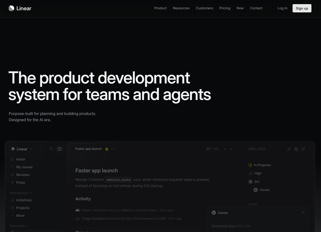 Clean SaaS Header UI Preview