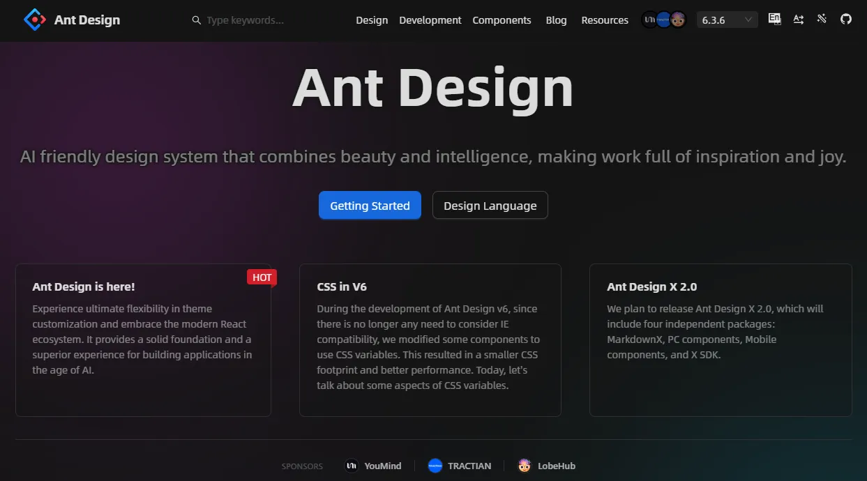 Ant Design components
