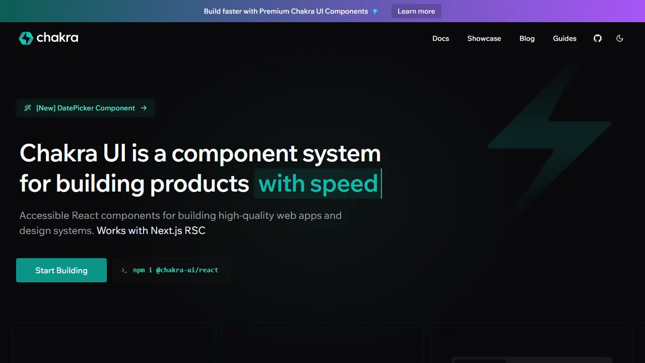 Chakra UI components