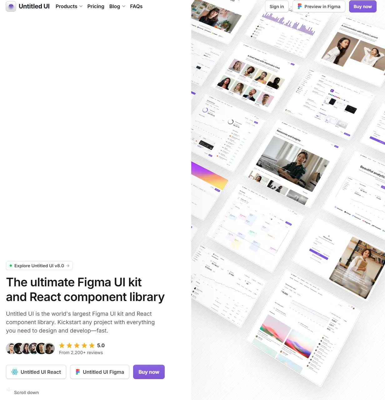 Untitled UI React components