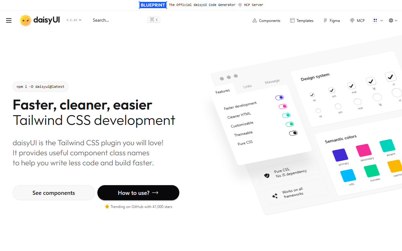 DaisyUI Pro Homepage