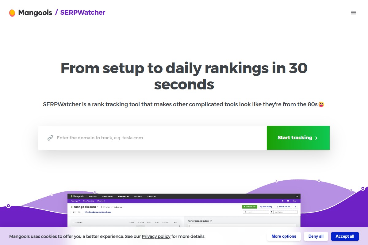 SERPWatcher Dashboard